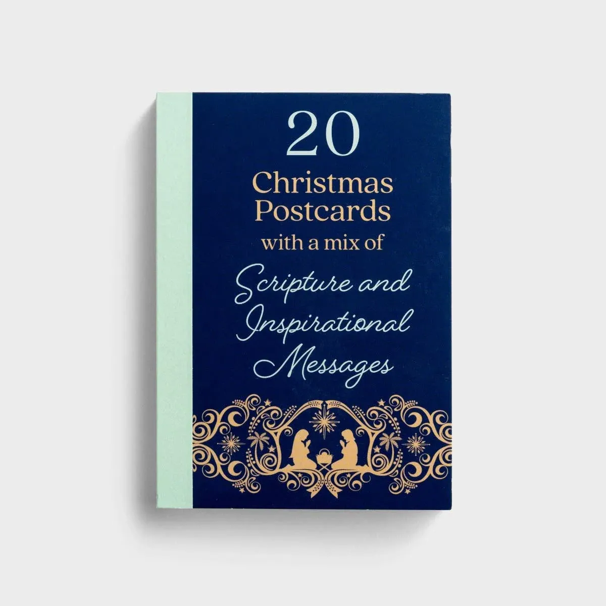 Card-Boxed-Christmas-Inspirational Christmas Postcard Book (Pack of 20)