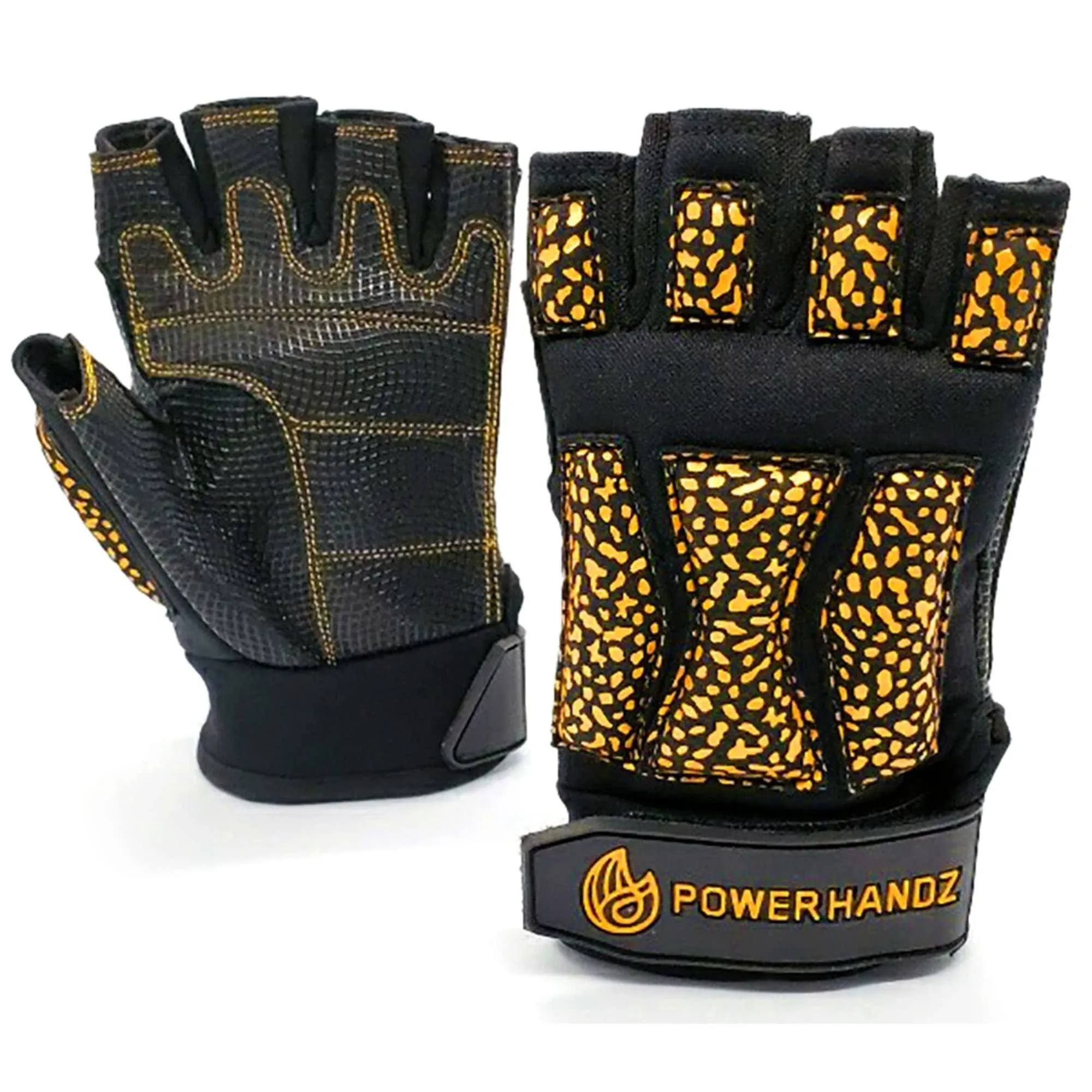 POWERHANDZ Powerfit Weighted Training Gloves for Men and Women Weightlifting, Gym ...