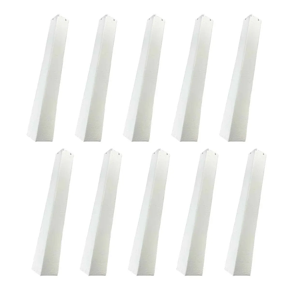 10 Pack 1.75" x 1.75" x 11.5" Primed Aluminum Siding Corners Smooth Finish