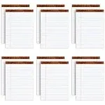 Tops The Legal Pad Writing Pads, 8-1/2 inch x 11-3/4 inch, Legal Rule, 50 Sheets, 12 Pack (7533)