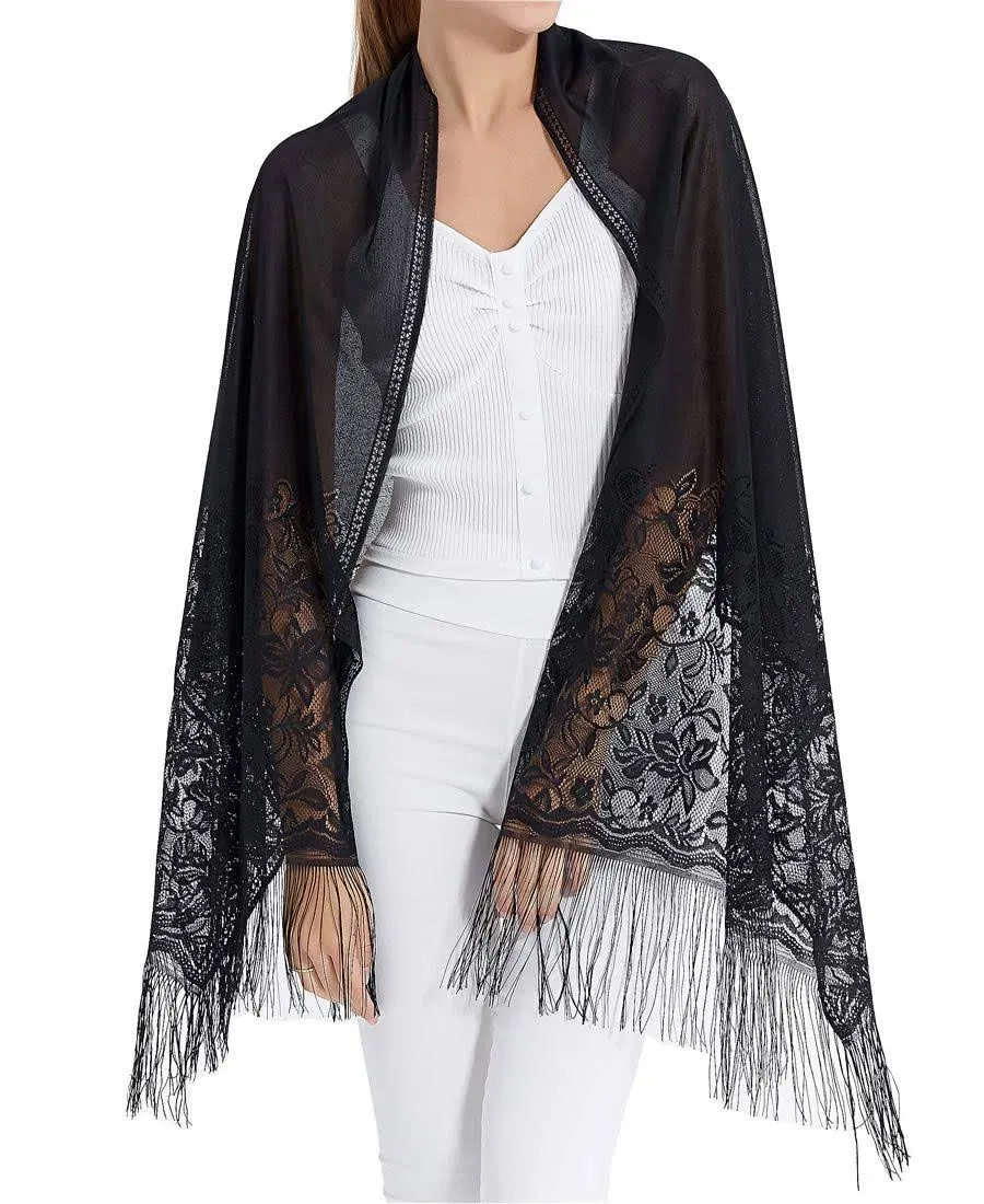 RIIQIICHY Shawls and Wraps for Evening Dresses Scarfs for Women Pashmina Wedding Formal Shawl