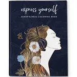 NWT Adult Coloring Book, Ryve, Mindfulness, Self Expression, Sealed in P…