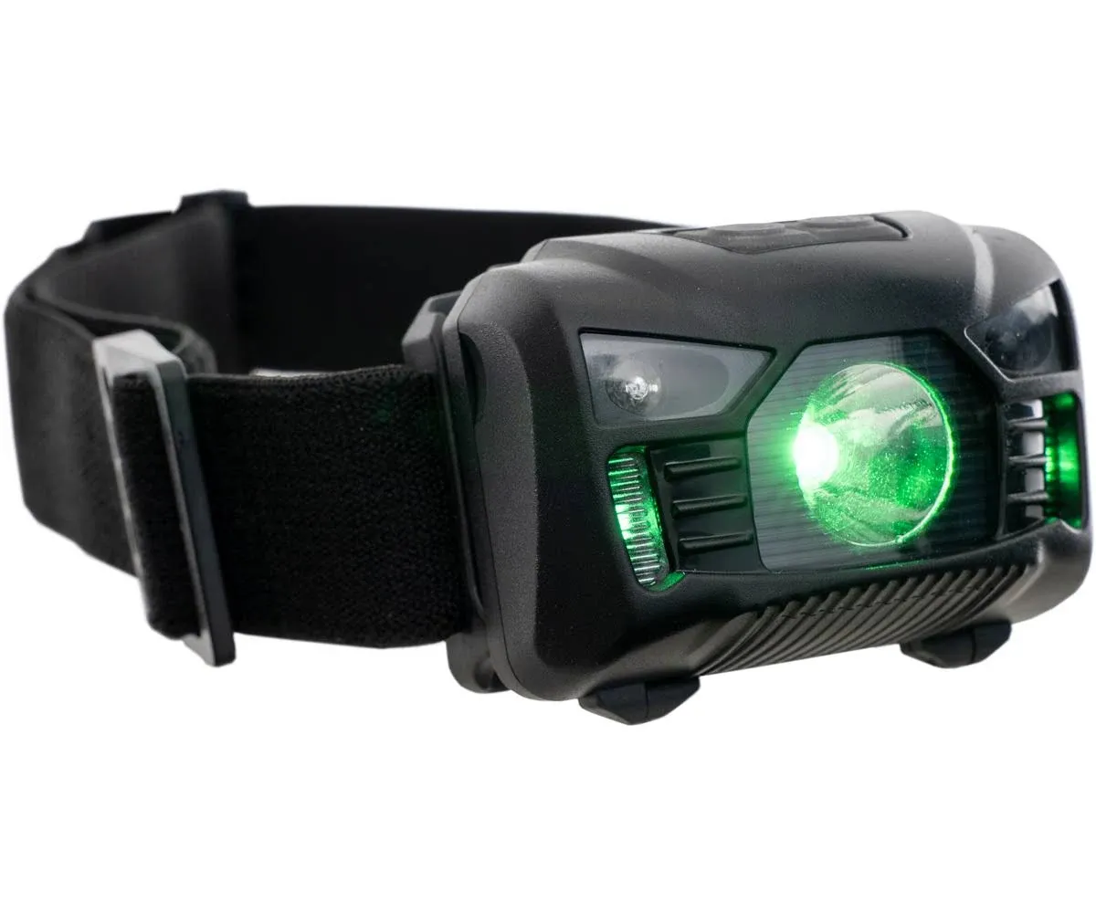 AELH3 Green LED Headlamp Supplies, Black