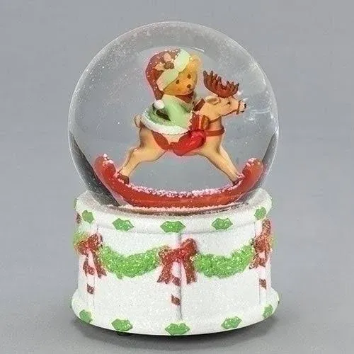 Roman Snow Globe 100MM Rocking Horse Dome