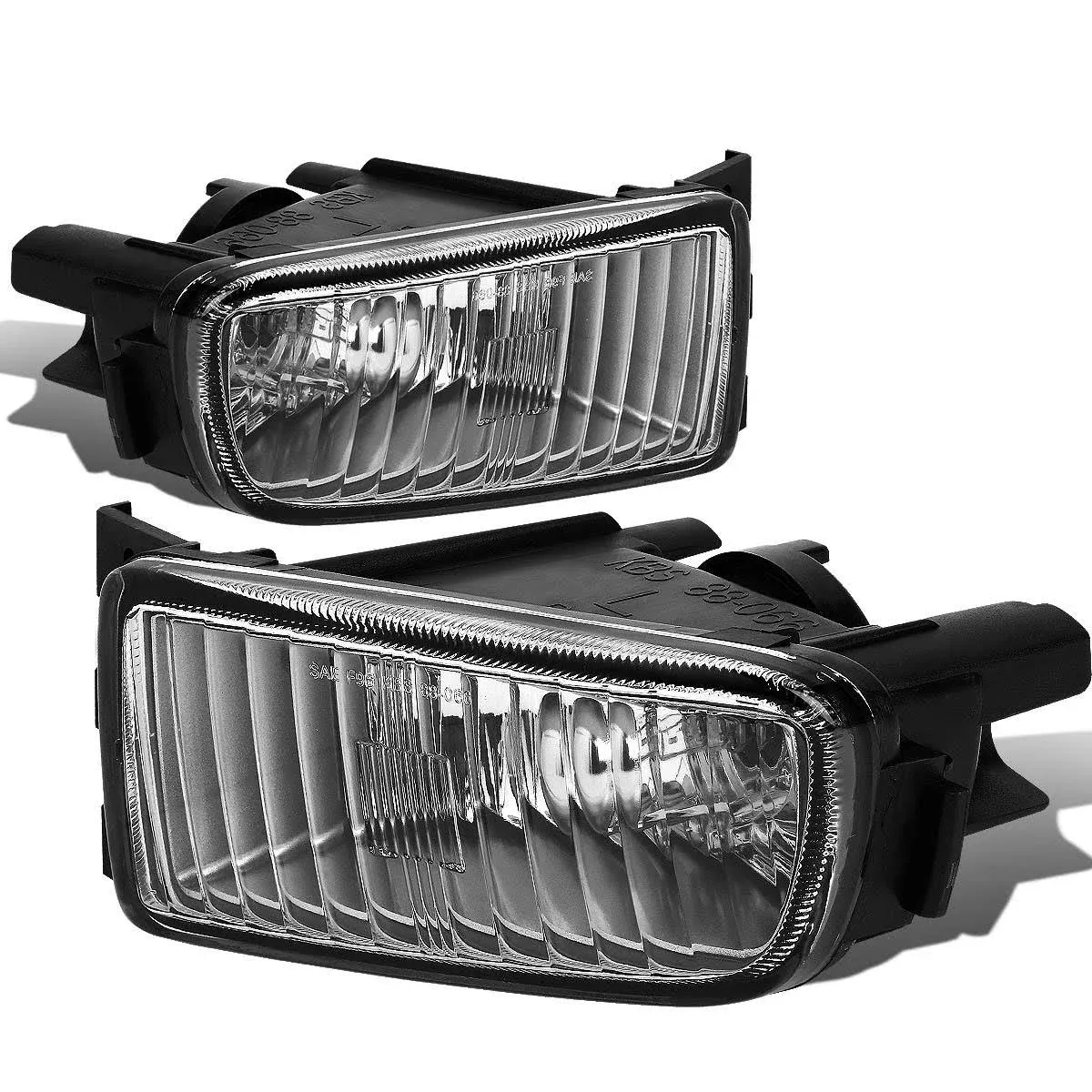 DNA MOTORING FL-NS037-SM Front Bumper Fog Light Driver & Passenger Side Enhance visibility [Compatible with 98-05 GS300/GS400/GS430]