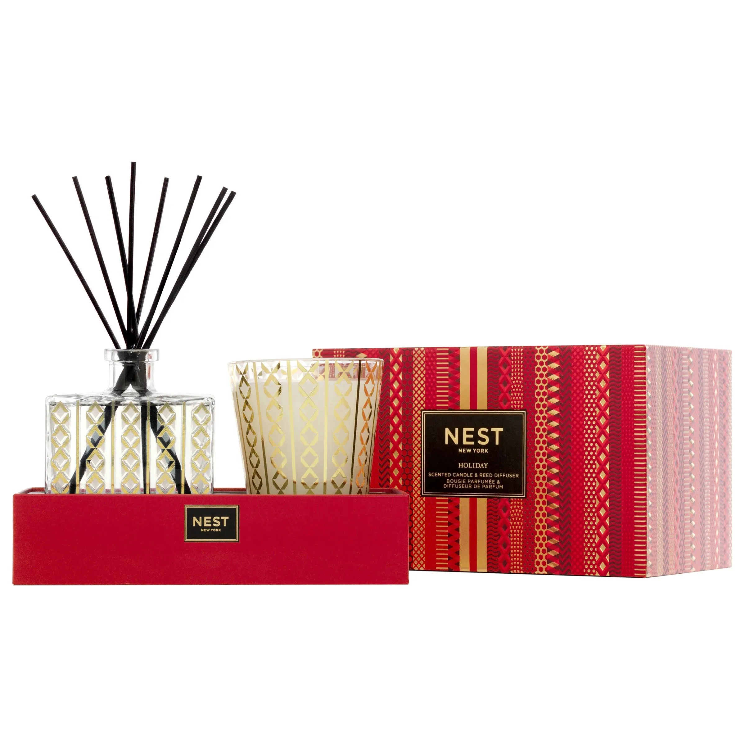 Nest Fragrances Holiday Candle & Diffuser Set