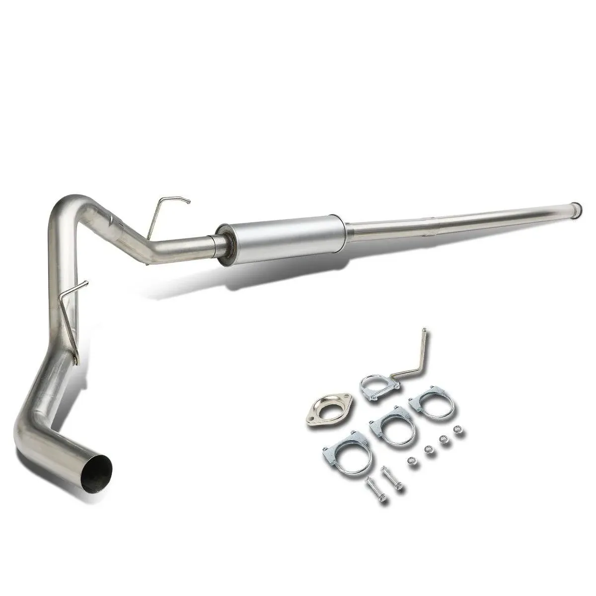 DNA Motoring for 15-17 Ford F-150 2.7L 3.5L Eco-Boost Stainless Steel Round 3 ...