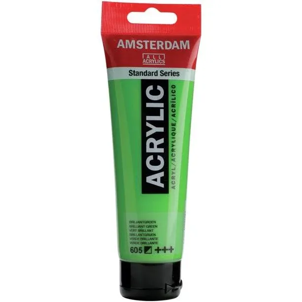 Amsterdam Standard Acrylic Paint 120Ml-Brilliant Green