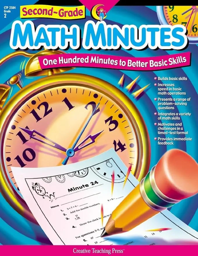 Creative Teaching Press Second-Grade Math Minutes