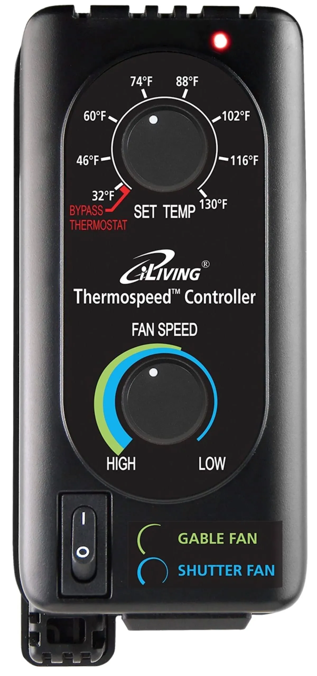 iLIVING Exhaust Fan Thermospeed Controller ILG8SFST