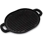 Nuwave Cast Iron Grill, 12.42”x10.21” Non-Stick Grilling Surface, Deep Grill Ridges, Pre-Seasoned, Stay-Cool Silicone Handles, Easy-to-Clean, Oven Safe, Stovetop, BBQ, Fire & Smoker, Induction-ReadyNuwave Cast Iron Grill, 12.42”x10.21” Non-Stick Gri…