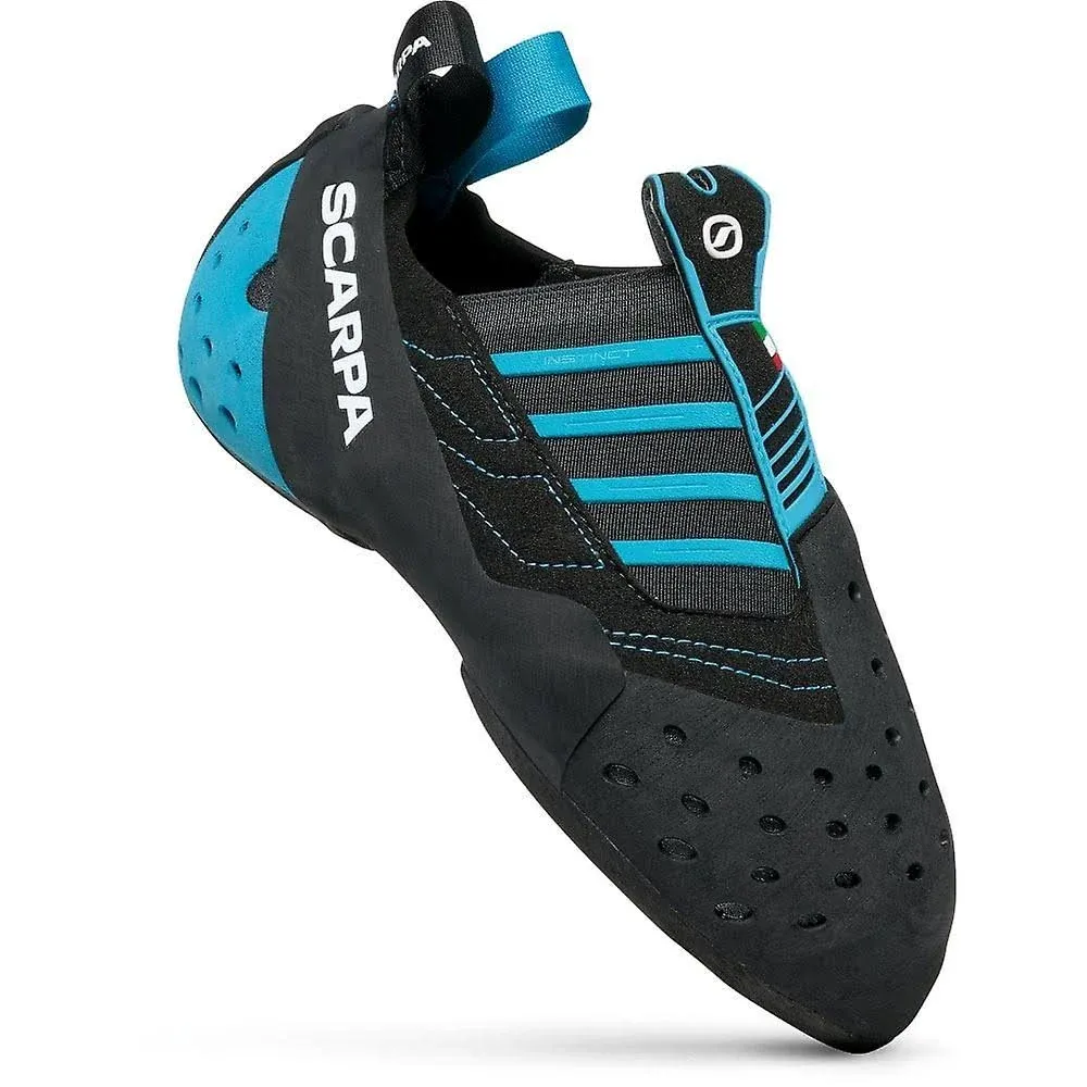 Scarpa Instinct S Climbing shoes-Black/Azure-39