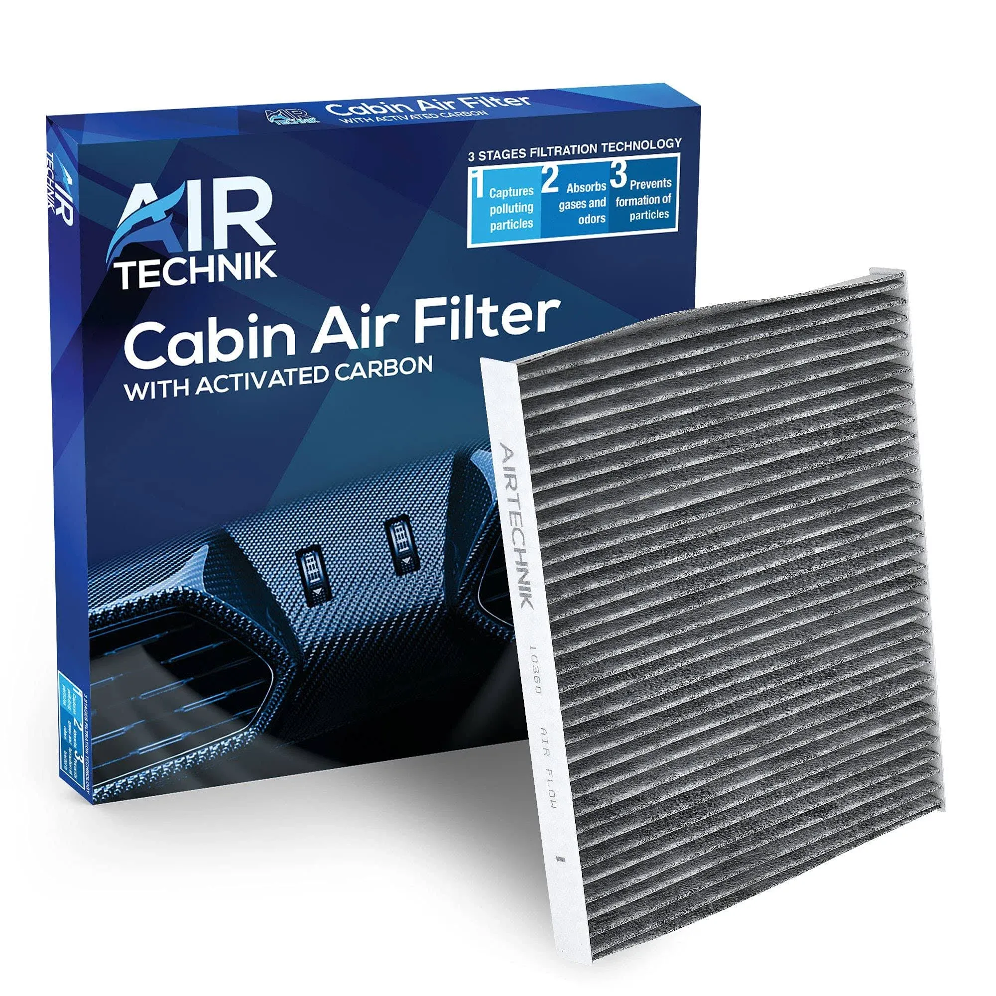 AirTechnik CF10360 Cabin Air Filter w/Activated Carbon | Fits 2003-2004... 