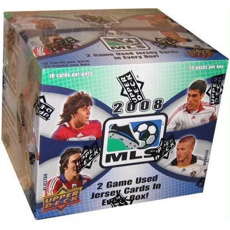 2008 MLS Factory Sealed Upper Deck Jersey Cards 36 Packs Box Set Soccer