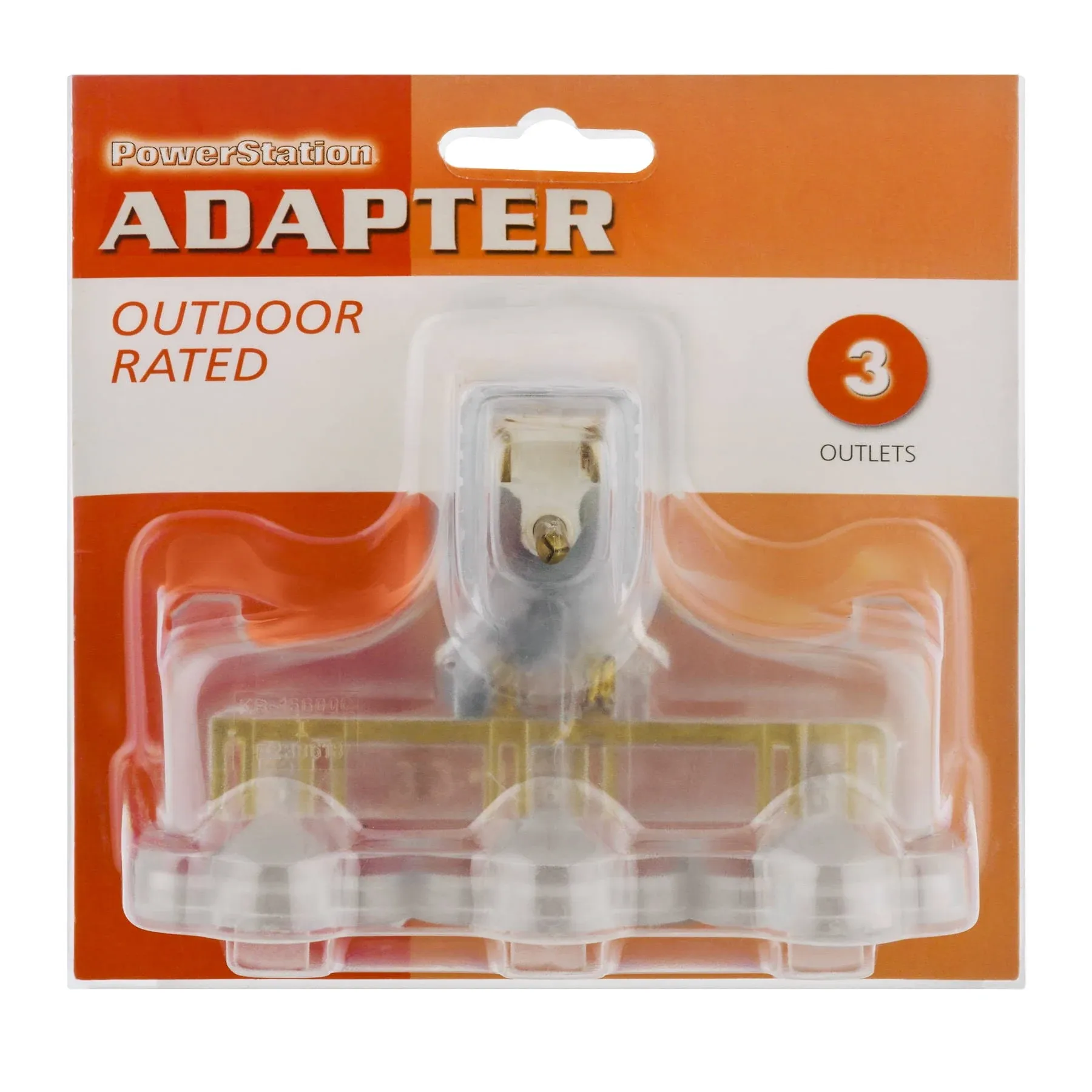 Woods 99108800 ADAPTER, 1-3 WITH CARD MGR 90 DEG CLEAR, 1 Count (Pack of 1)