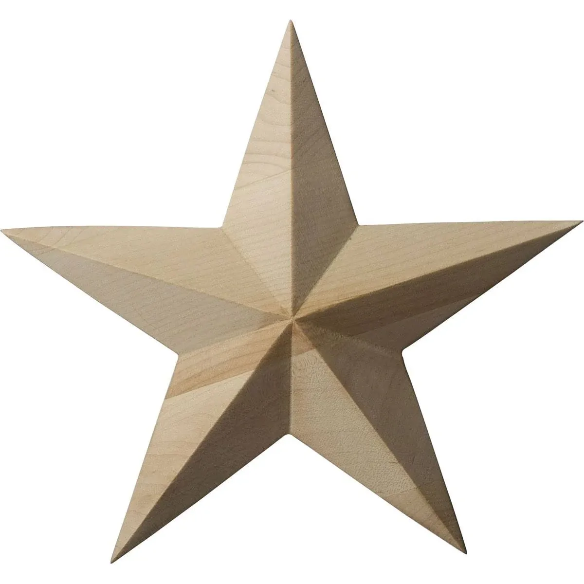 Ekena Millwork ROS07X07GLMA Galveston Star Rosette, 7-Inch x 7-Inch x 1 1/8-Inch ...