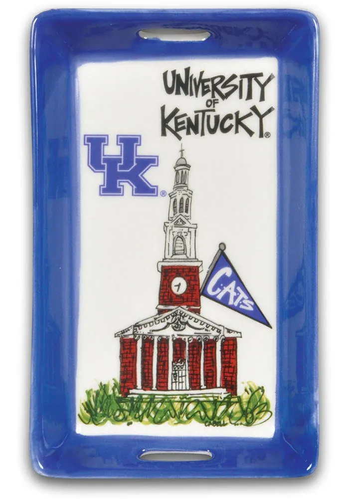 Magnolia Lane Ceramic Collegiate Handled Mini Tray (Kentucky)