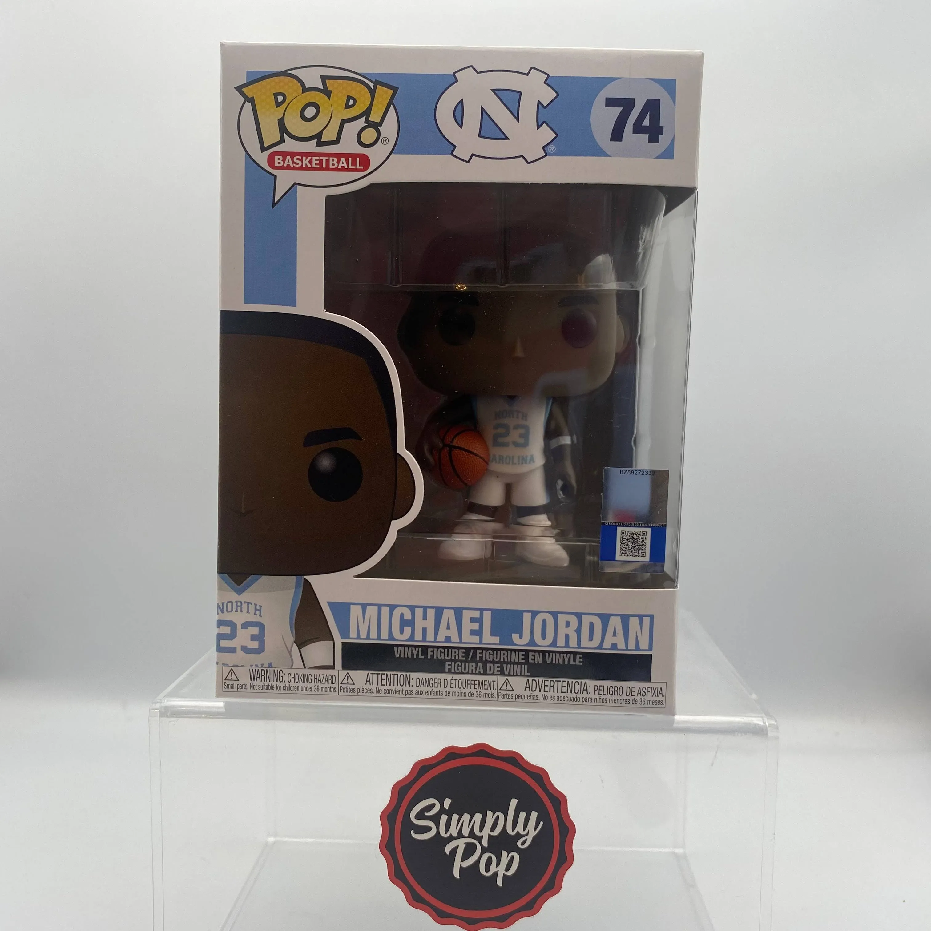 Funko Pop! Basketball: UNC - Michael Jordan (Away Jersey)