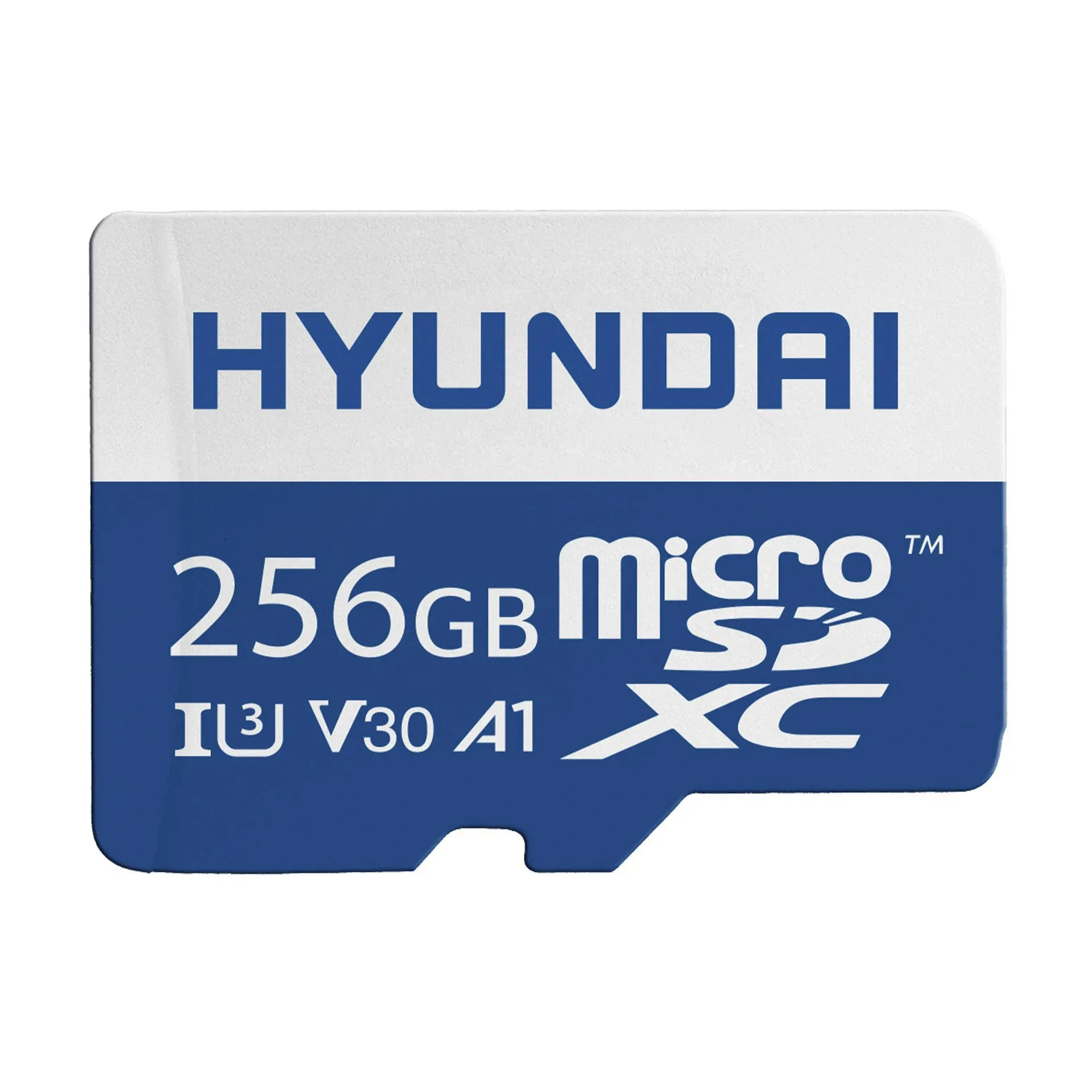 Hyundai 256GB microSDXC UHS-1 Memory Card with Adapter, 95MB/s (U3) 4K