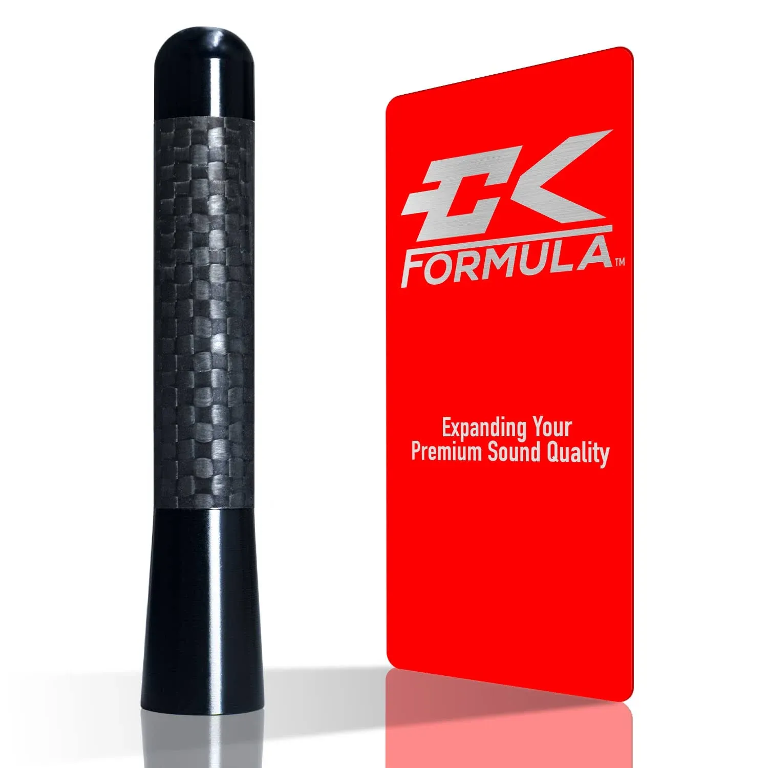 CK Formula 3.1” Black Truck Antenna - Carbon Fiber Screw Type Automotive Antenna ...