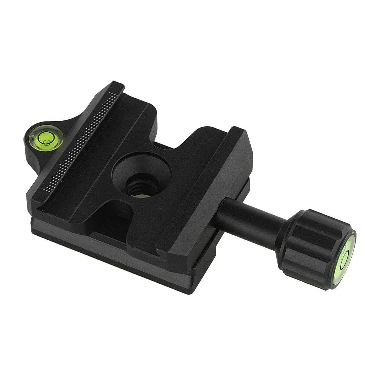 Haoge CP-MA90 Quick Release Plate QR Clamp Adapter Convertor for Select Manfrotto Tripod Fluid Video Head to Arca-Swiss Compatible, Fit 501PL / Q5 / 504PLONG / 500PLONG Heads