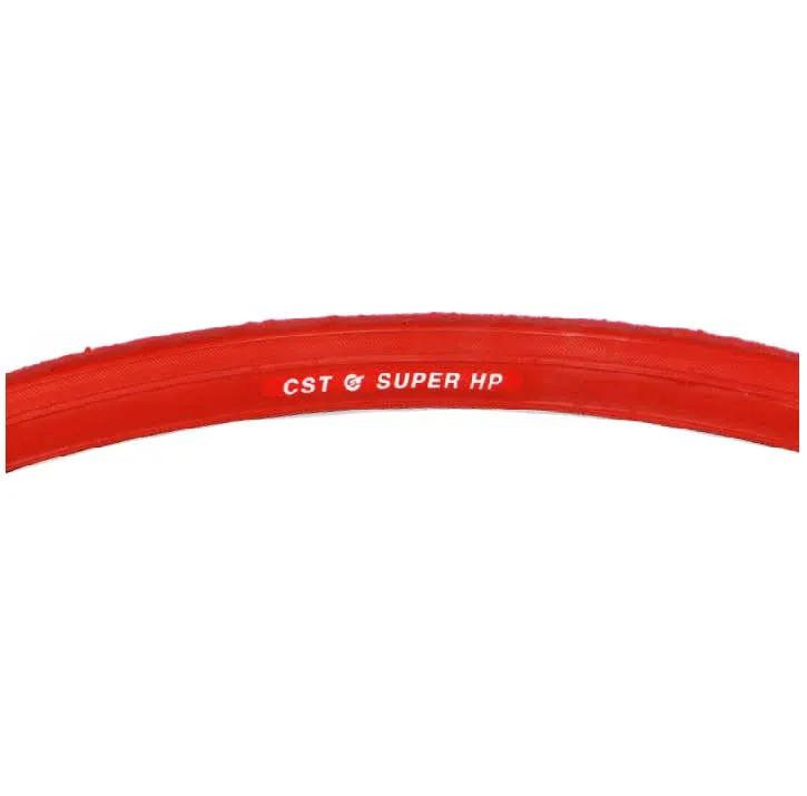 Sunlite Super HP CST740 27x11/4 Clincher Wire TPI 90 Rd/Red Reflective Road Tire