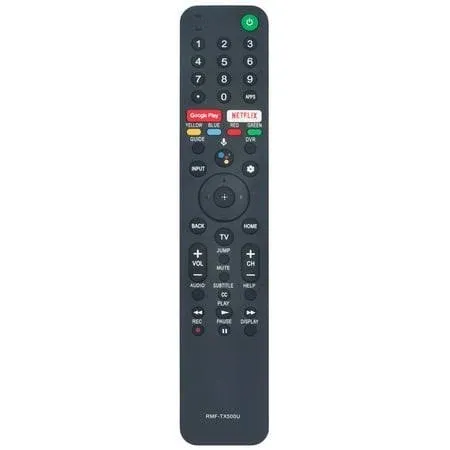 RMF-TX500U Voice Replacement Remote Fit for Sony 4K UHD TV KD-55X75CH KD-65X75CH KD-75X75CH XBR-55X90CH XBR-65X90CH XBR-75X90CH XBR-85X90CH XBR-55A8H