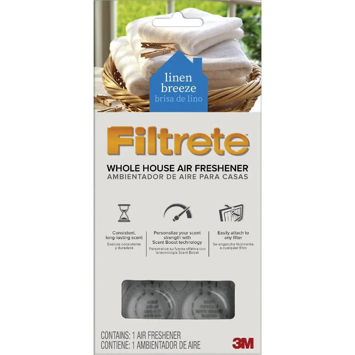 3M Filtrete Whole House Air Freshener &#034;Linen Breeze&#034; - Combine Shipping