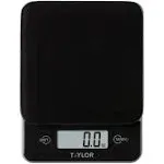 Taylor Glass Top Food Scale with Touch Control Buttons