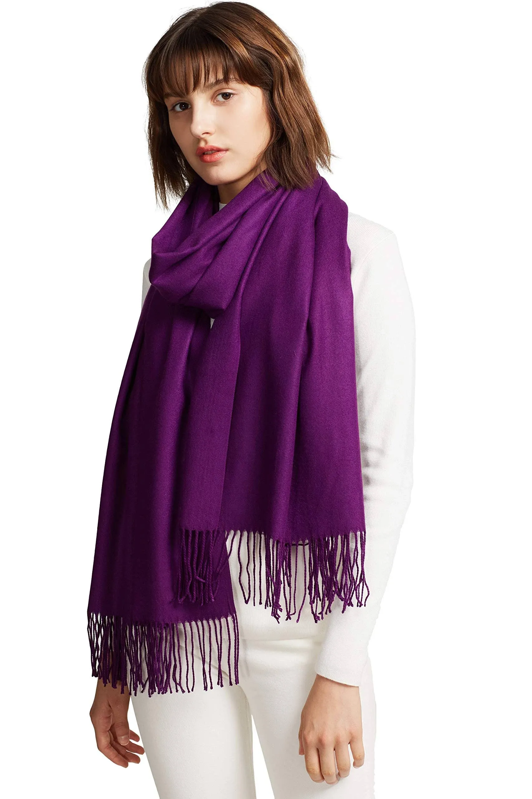 Women&#039;s Scarf Pashmina Shawls and Wraps for Evening Dresses Travel Office Win...