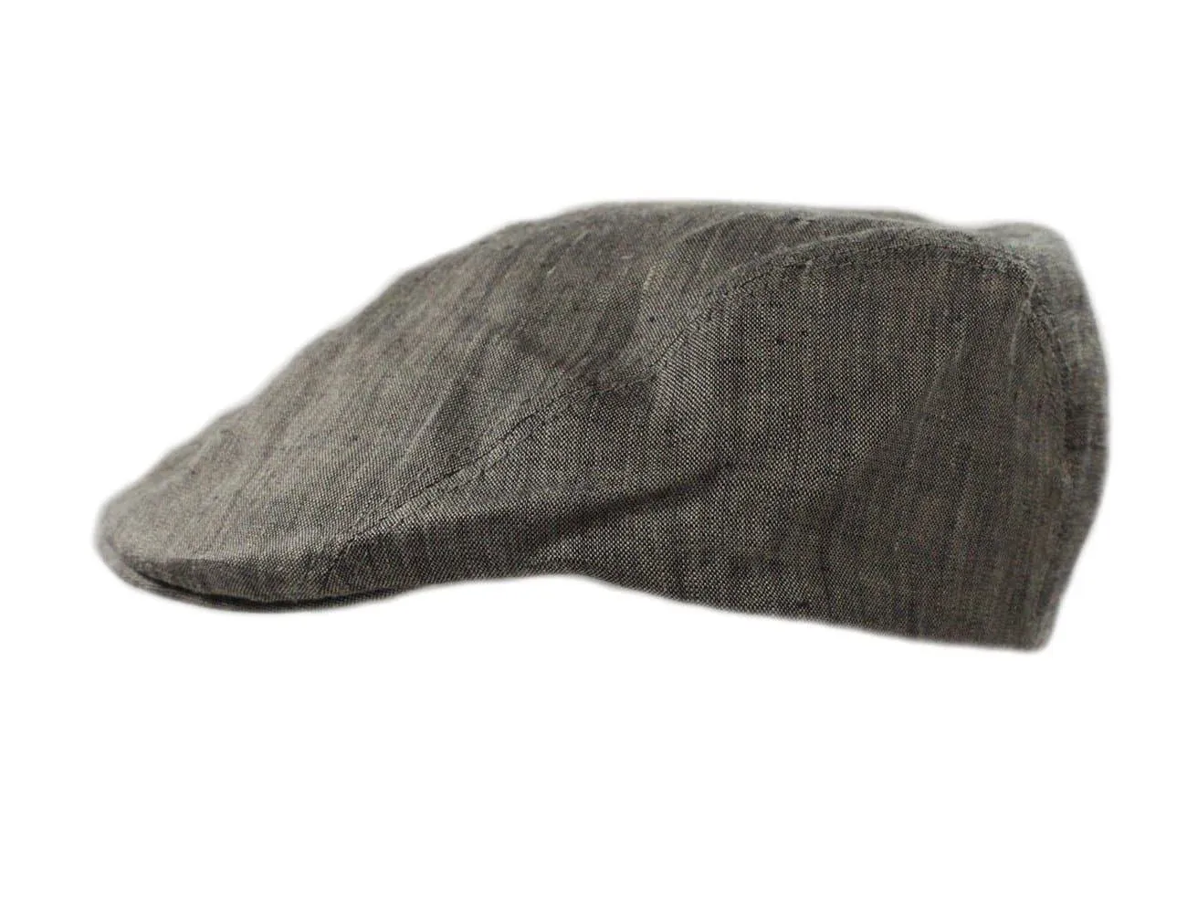 New Mens Summer Hat Irish Linen Made in Ireland John Hanly & Co., Gray