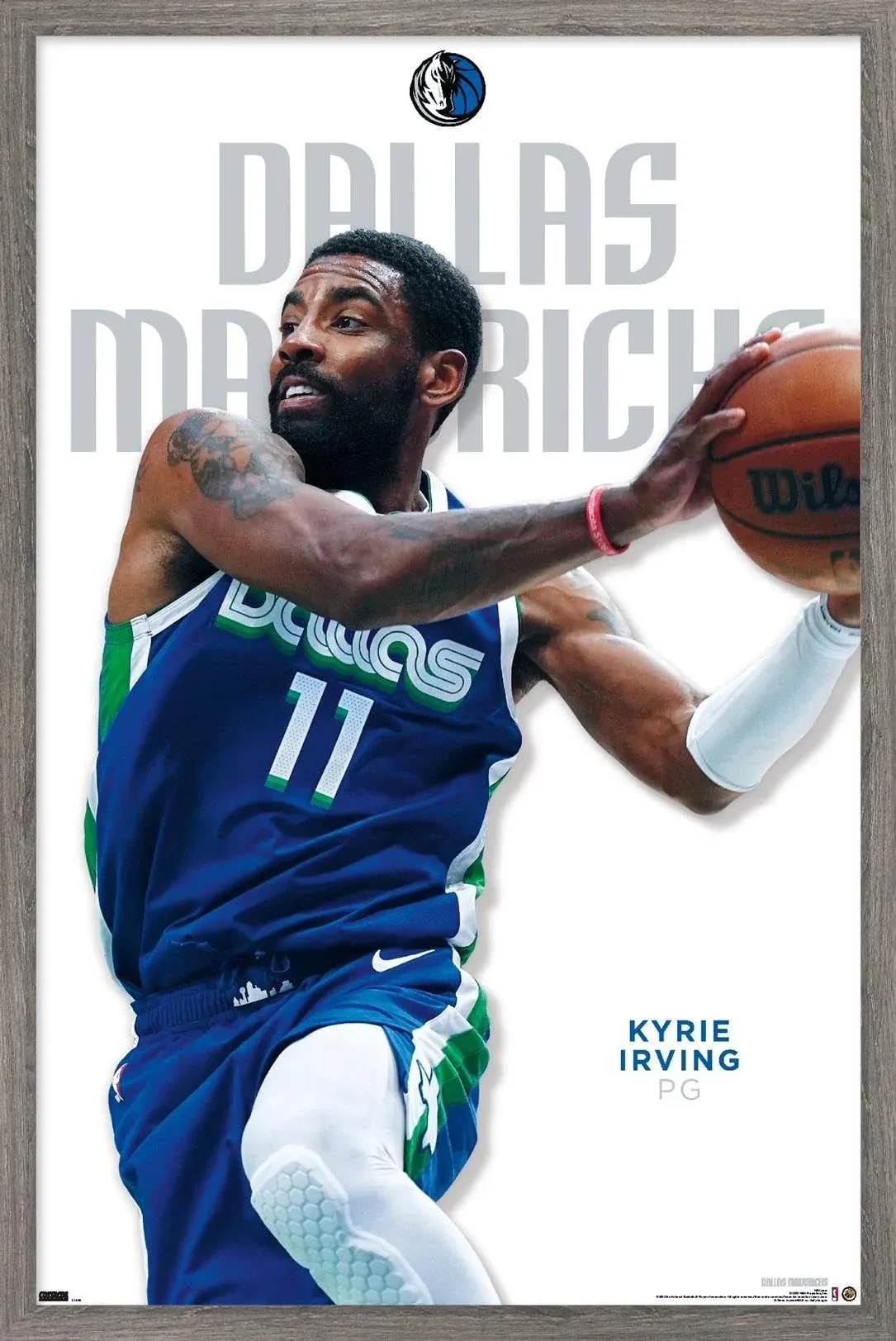 Trends International NBA Dallas Mavericks - Kyrie Irving Feature Series 23 Framed ...