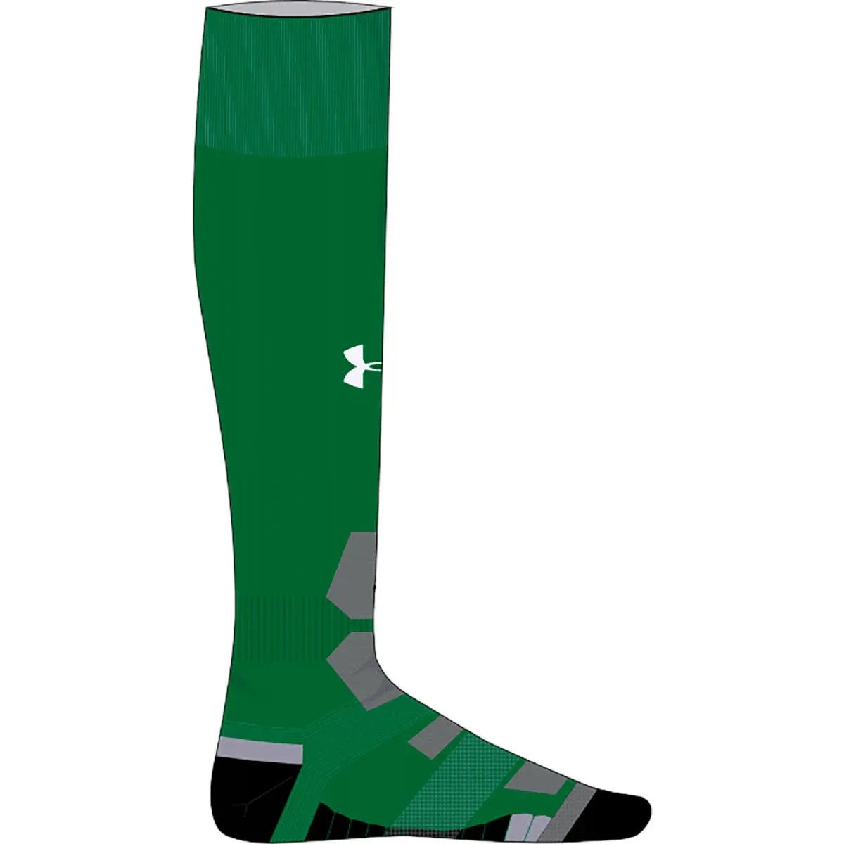 Under Armour Adult Green Soccer Over The Calf Sock L