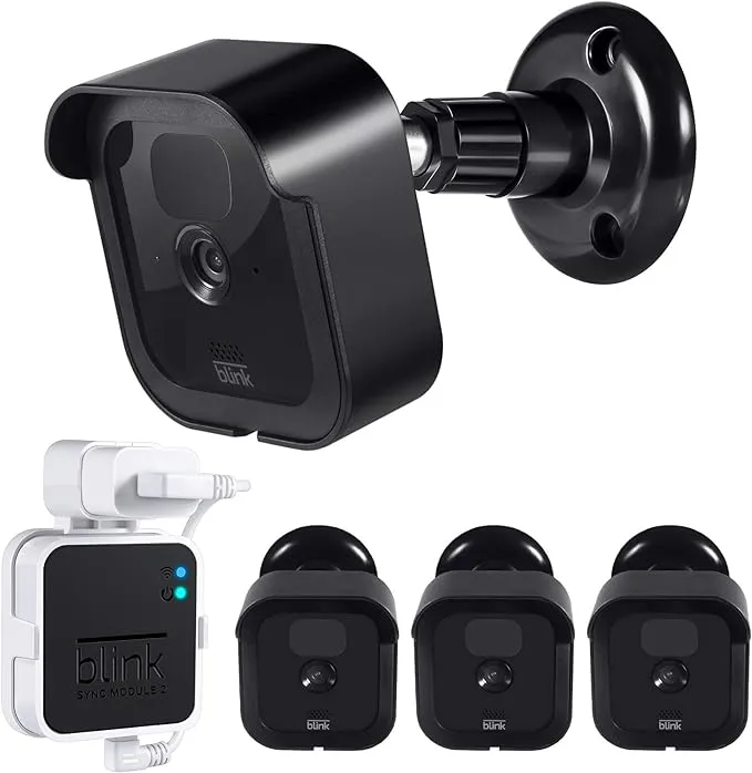 Aotnex Blink Outdoor Camera Wall Mounts 3pcs, Weatherproof Protective Housing ...