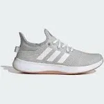 Adidas Women's Cloudfoam Pure Shoes, Size 10, Light Grey/White