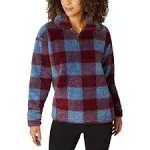 Eddie Bauer Women's Ultra Soft Fleece 1/4 Zip Long Sleeve Pullover Top