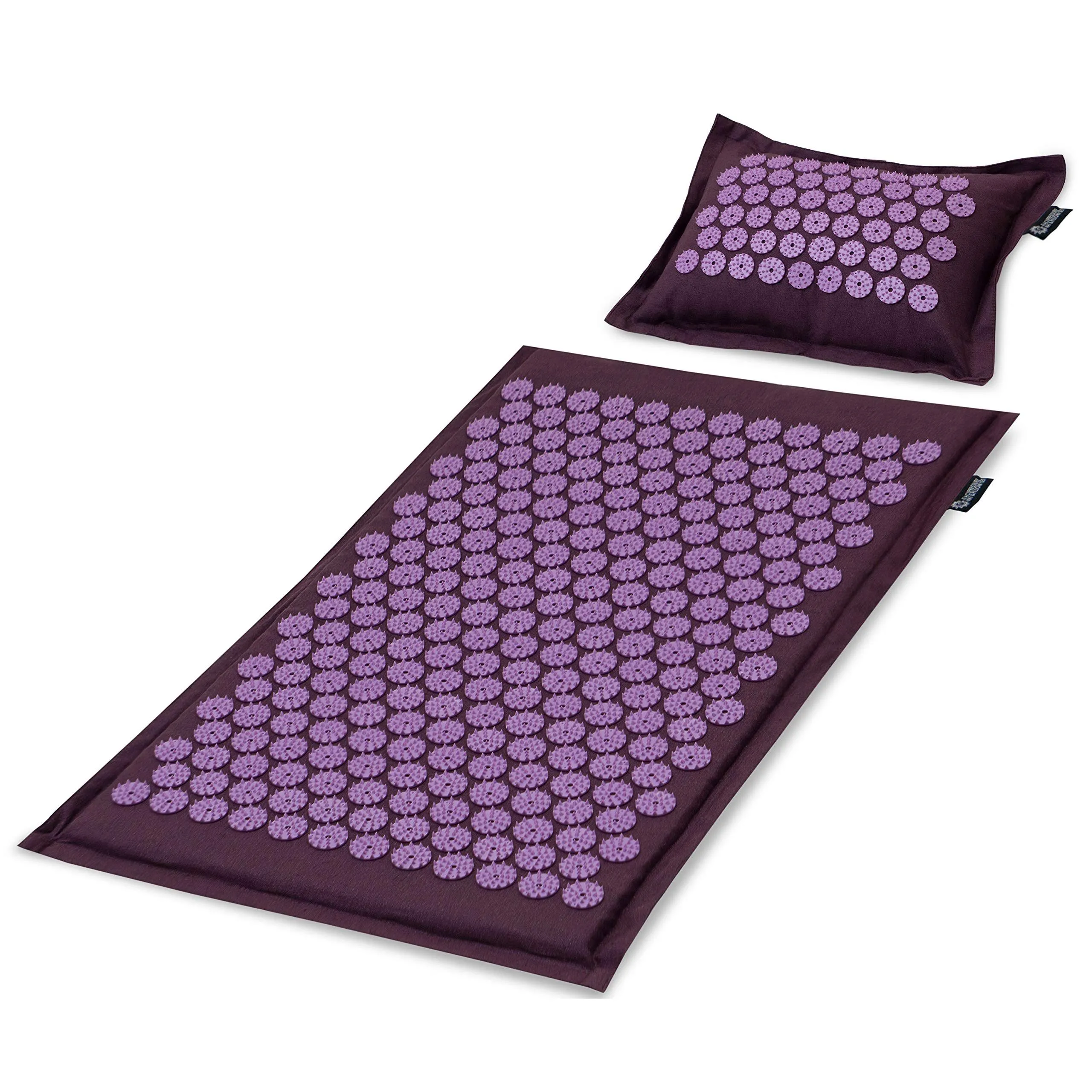 ProsourceFit Ki Acupressure Mat and Pillow Set Royal Lilac