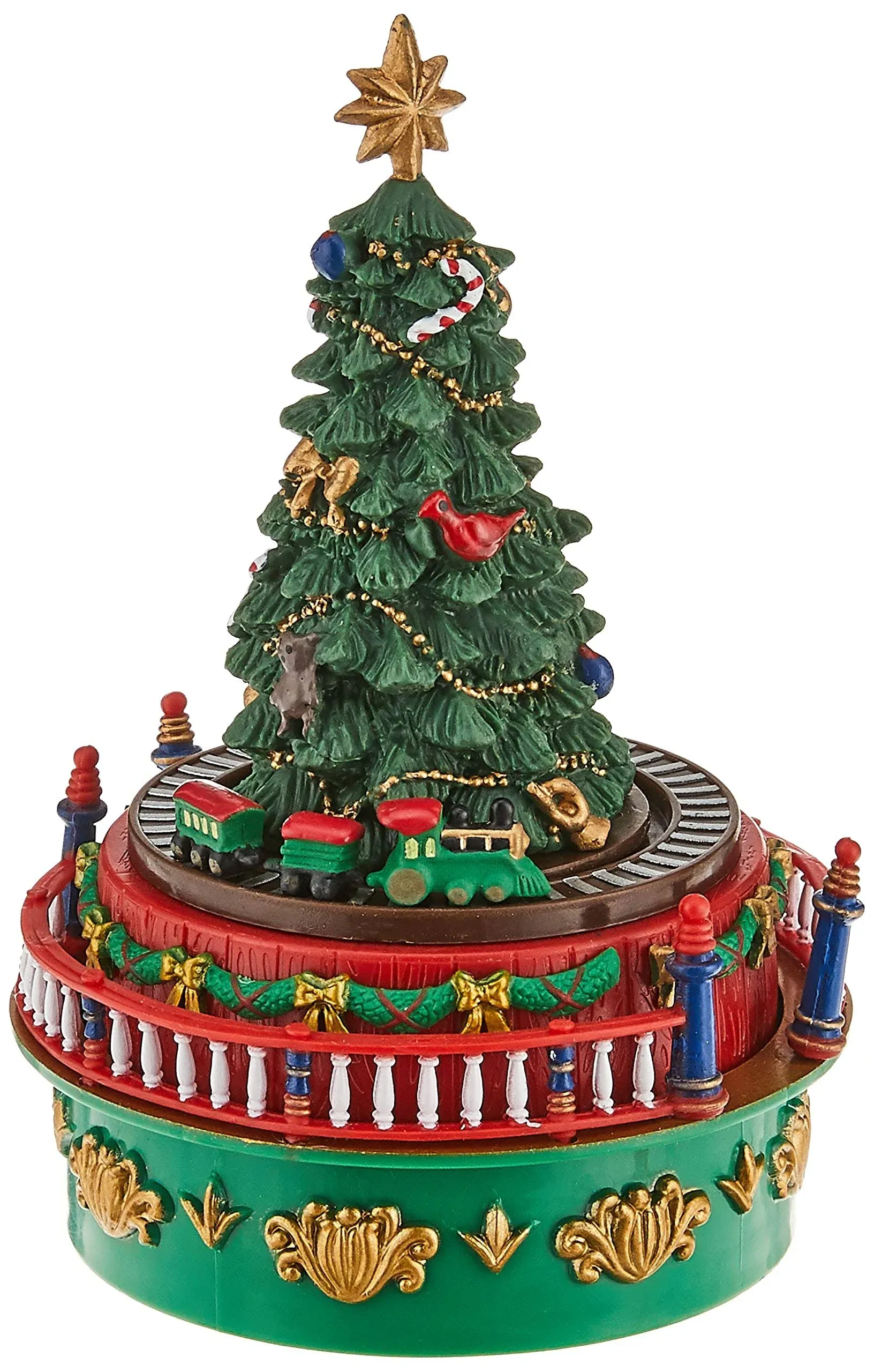 Mr. Christmas 5" Mini Tree Carnival Music Box