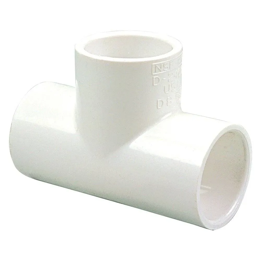 2&#034; PVC Sch40 Tee (Slip x Slip x Slip)