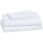 Amazonbasics Microfiber Sheet Set - Twin Extra-Long, Bright White