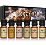 P&J Trading Cozy Home Fragrance Oil Set of 6