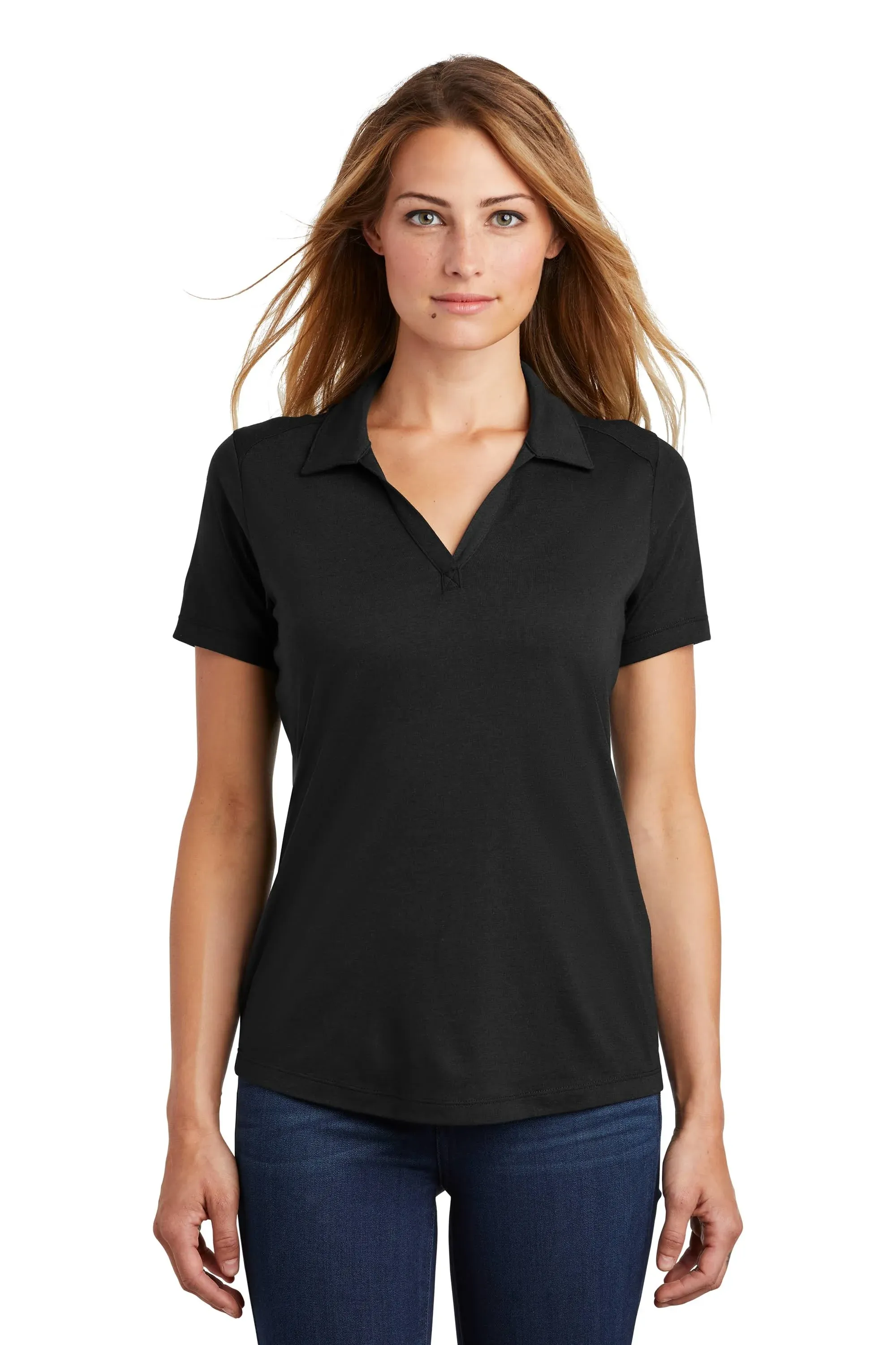 Sport-Tek Ladies PosiCharge Tri-Blend Wicking Polo