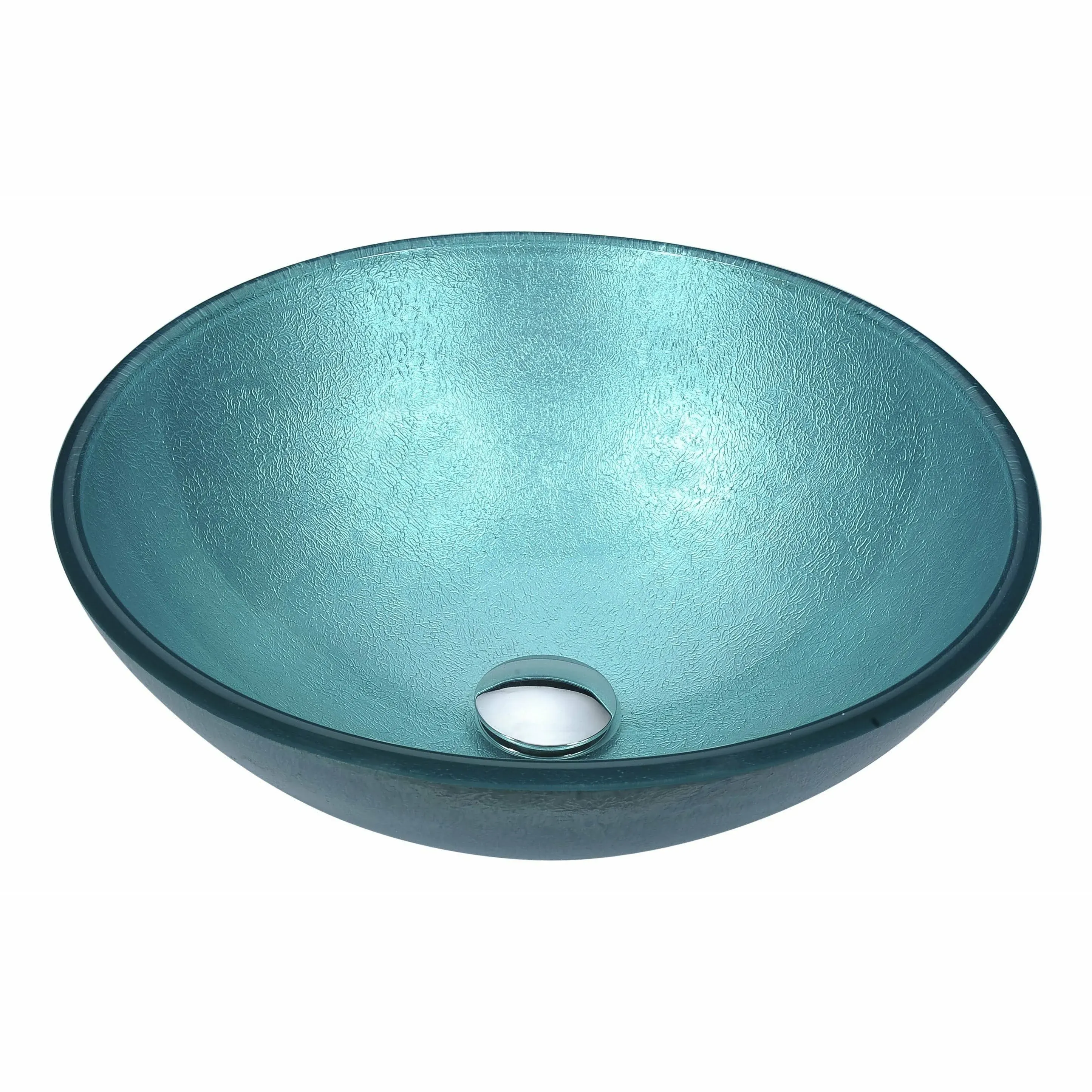 Anzzi LS-AZ293 Posh Series Deco-Glass Vessel Sink in Celestial Earth