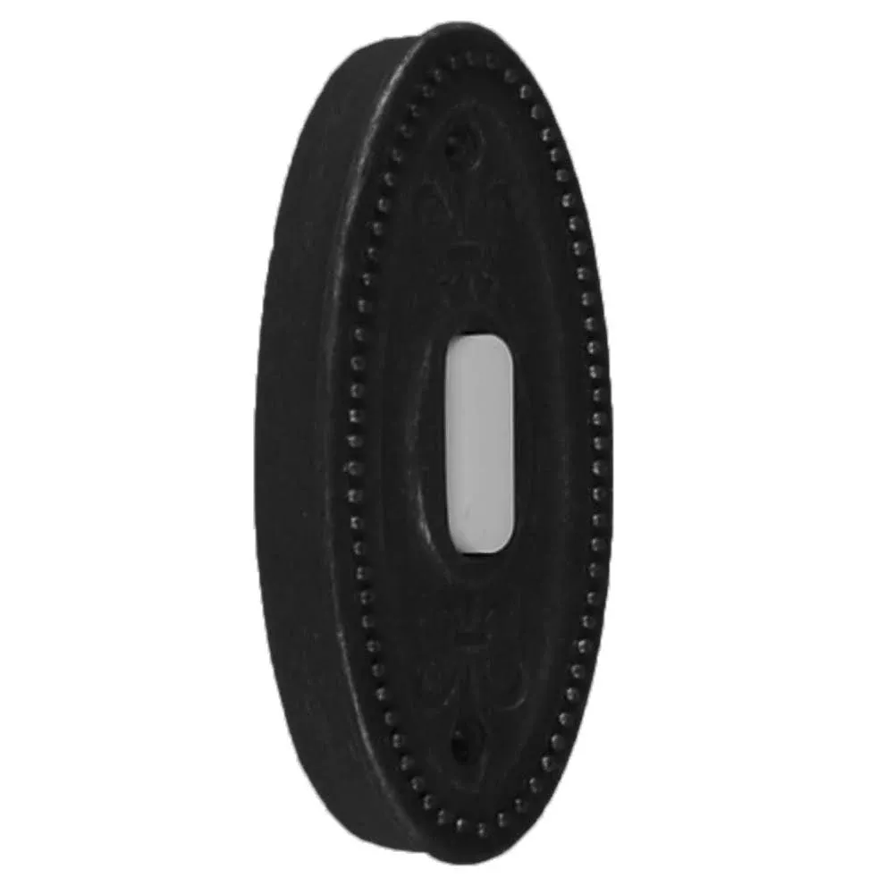 Rubbed Bronze Traditional Oval Doorbell, Wired Doorbell Button, Decorative Doorbells for home