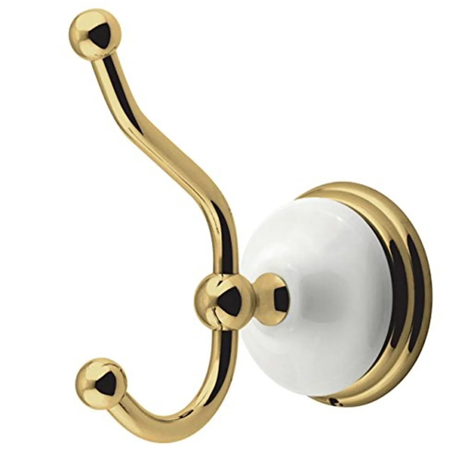 Kingston Brass BA1117PB Victorian Polished Brass Robe Hook