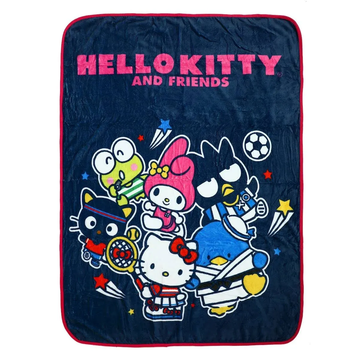 Hello Kitty and Friends Hobbies Digital Print 48-in x 60-in Throw Blanket