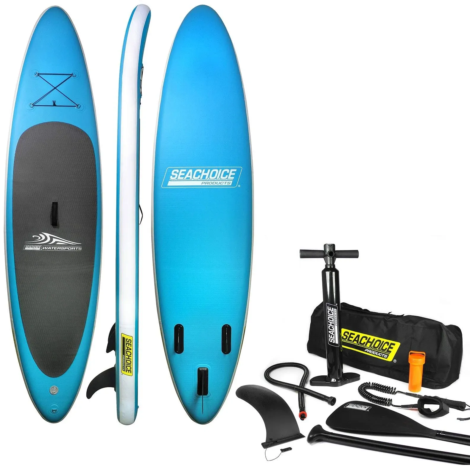 SEACHOICE 86941 Inflatable Stand-Up Paddle Board Kit - Includes Dual-A