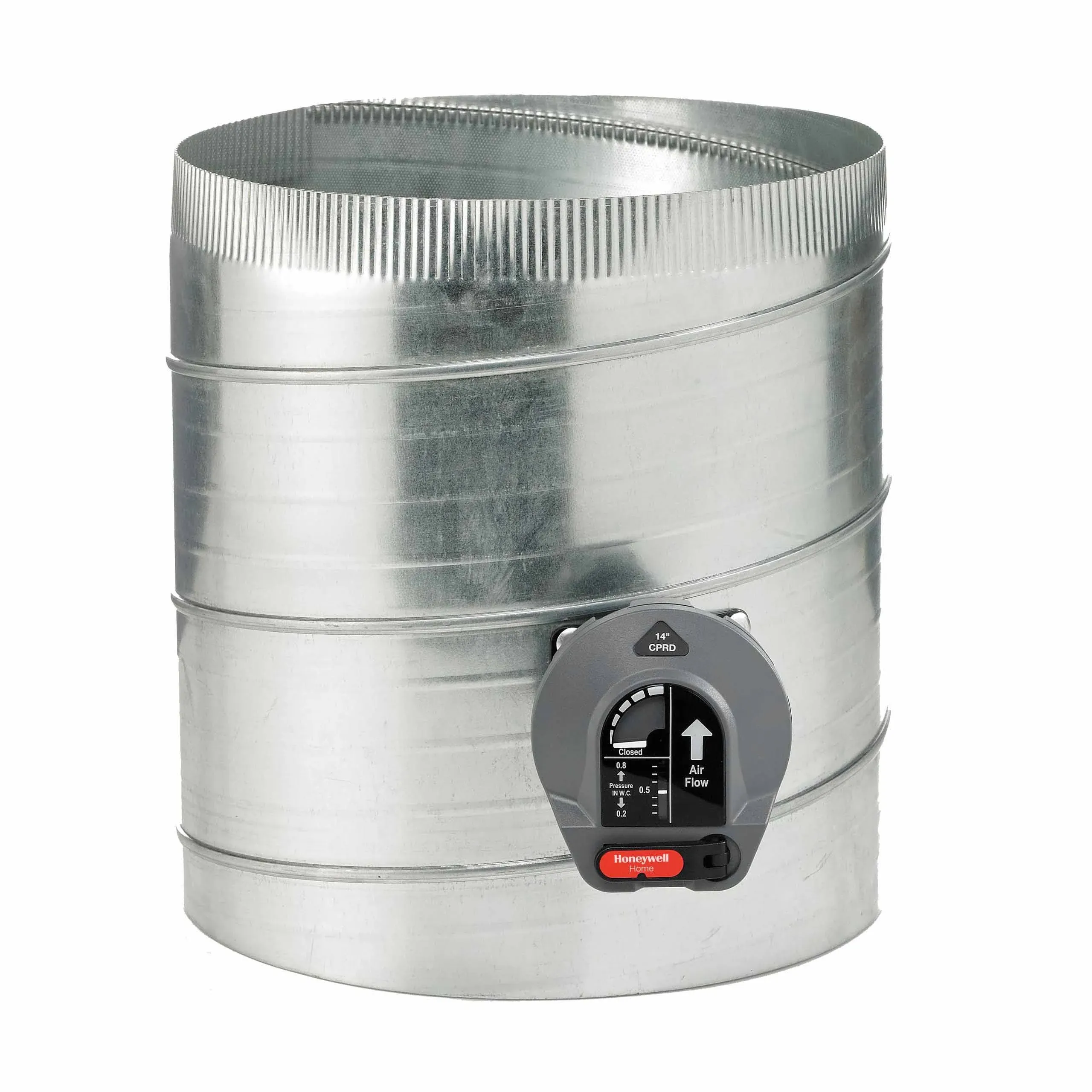 Bypass Damper: 14 in Duct, 44 1/8 in L, Steel Frame, Galvanized Steel Blade, 24V DC