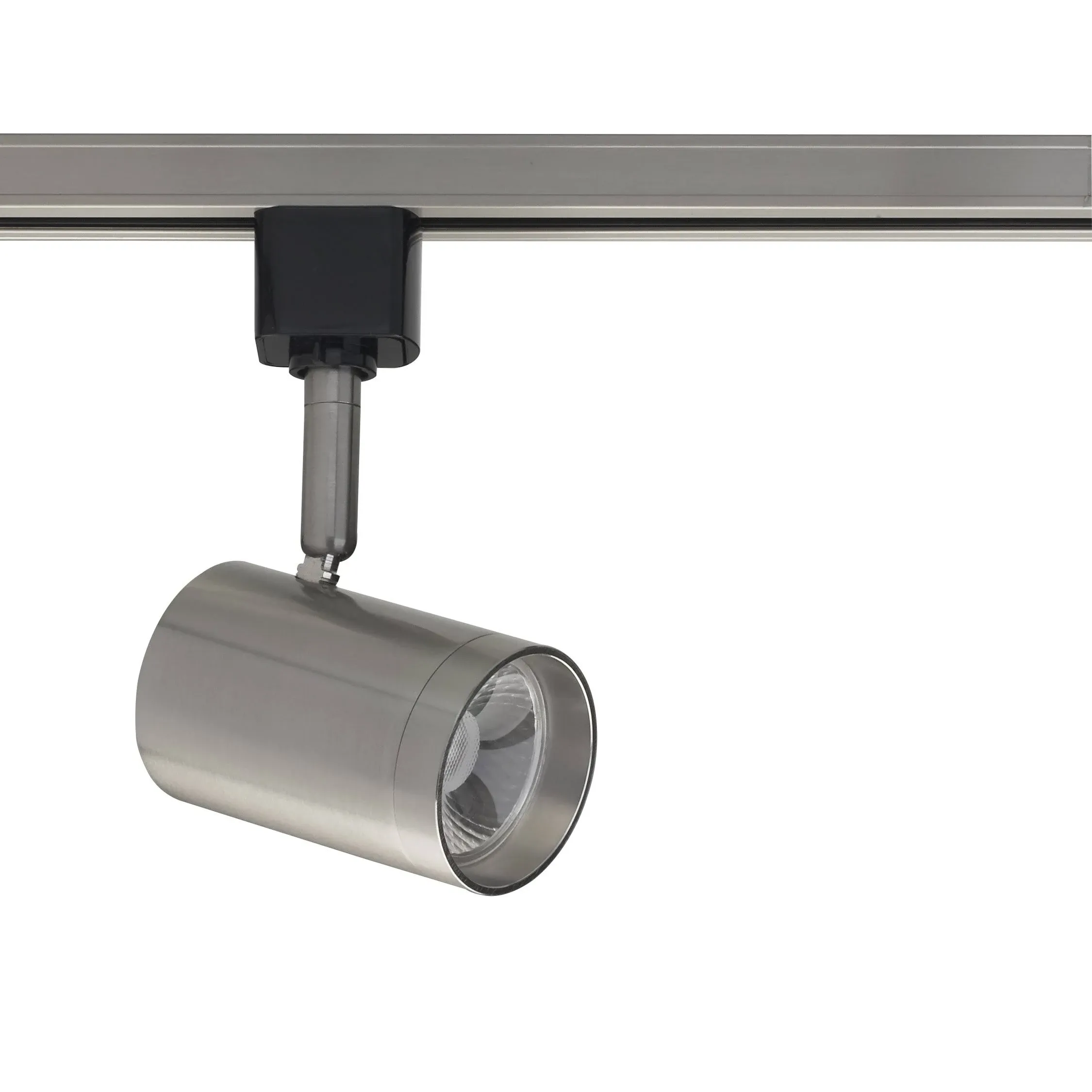 SATCO/NUVO 1 Light-LED-12W Track Head-Small Cylinder-Brushed Nickel-24 Degree Beam 3000K (TH475)