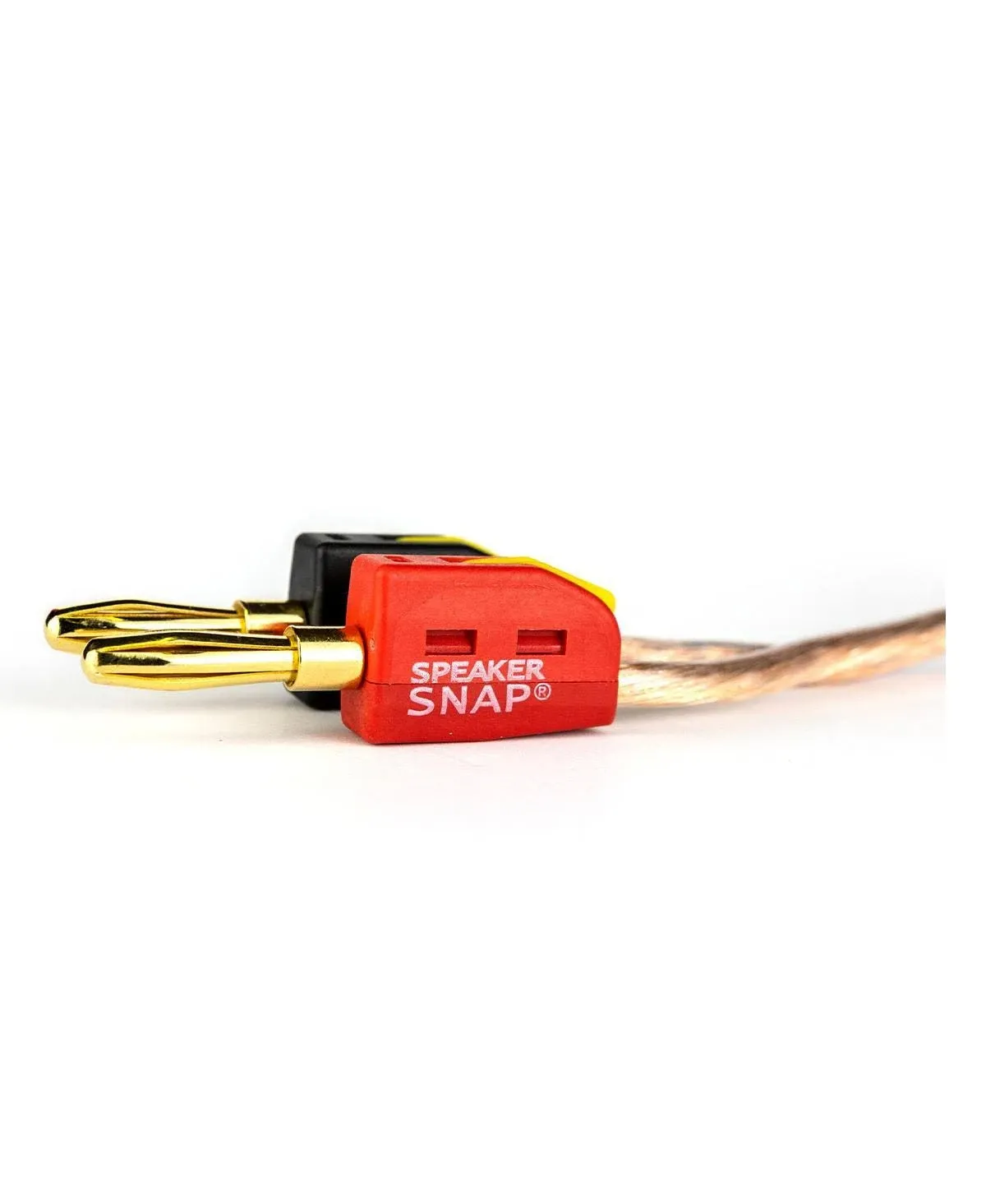 Speaker Snap 24 Count of Fast & Secure Banana Plugs, Gold Plated, 12-24 AWG, for Home Theaters, Speaker Wire, Wall Plates, and Receivers